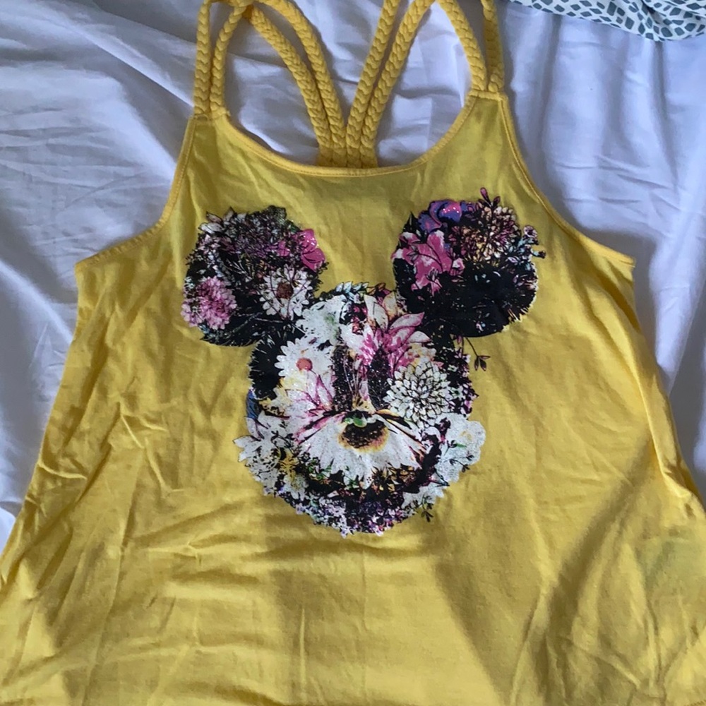 Disney Parks Mickey Floral Shirt